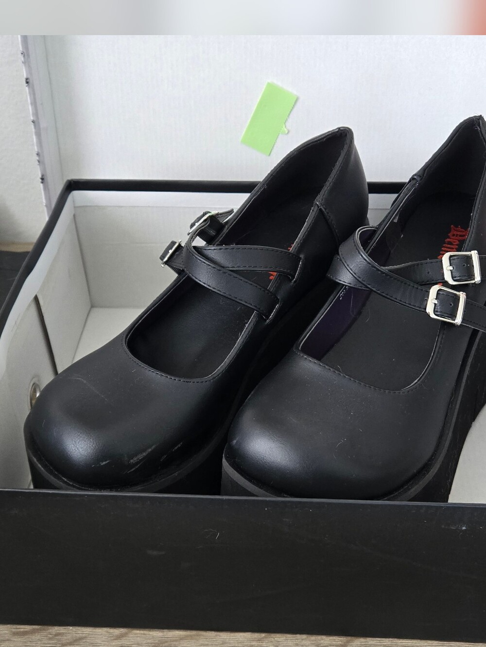 Demonia Kera-08 Vegan Goth Mary Janes Shoes Women's Size 10 With Box! - Picture 3 of 8